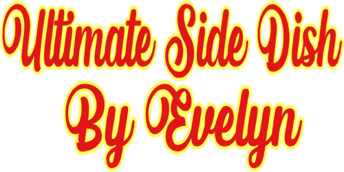 A red and yellow logo for the donate side by evelyn.
